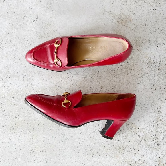 Gucci Shoes - 🌹 GUCCI Women’s Horsebit Loafers Heels Shoes Slides Pumps Mules size 6